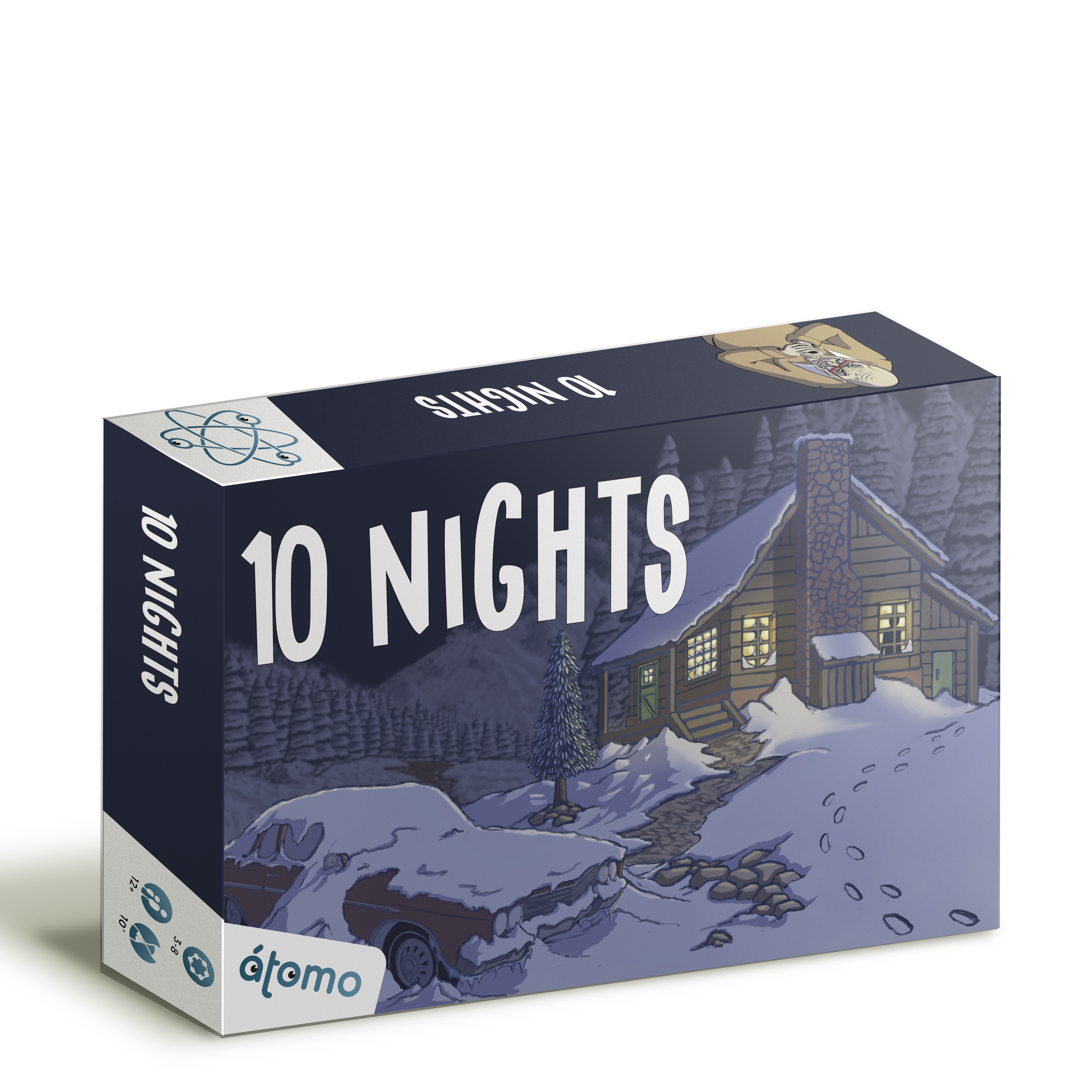 Caja juego de mesa 10 NIGHTS