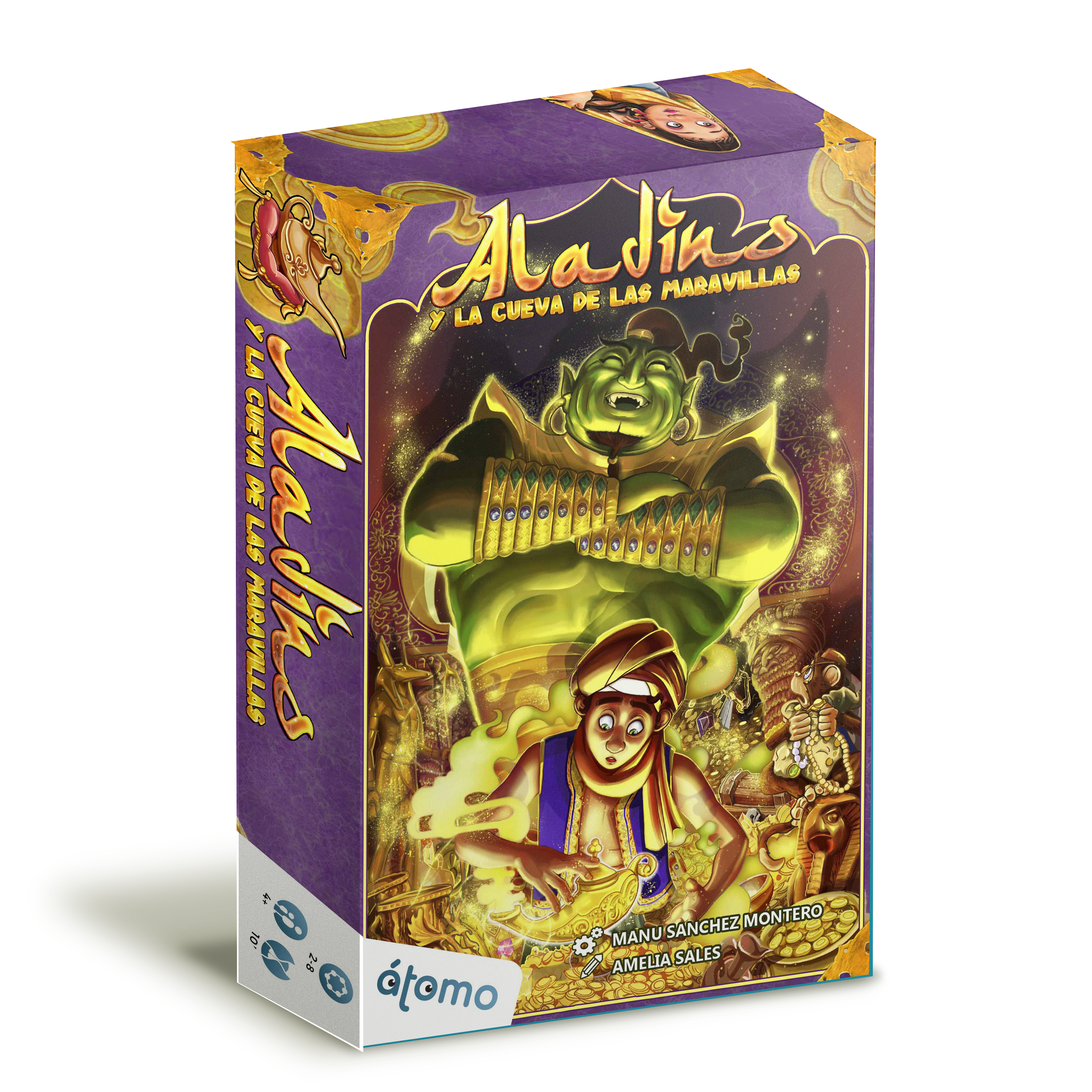 Caja del juego de mesa Aladino y la cueva de las maravillas